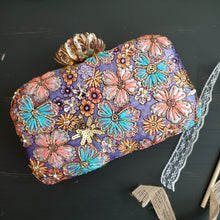 Load image into Gallery viewer, Hand Embroidery Bag Lavender