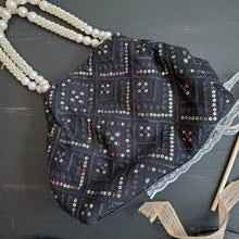 Load image into Gallery viewer, Chikankari Bag Black