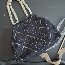 Load image into Gallery viewer, Chikankari Bag Black