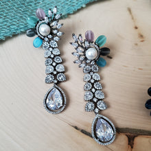 Load image into Gallery viewer, American Diamond Long Earrings