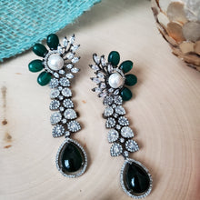 Load image into Gallery viewer, American Diamond Long Earrings