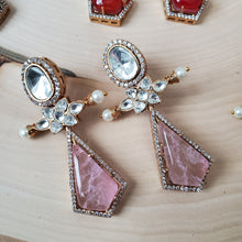 Load image into Gallery viewer, Polki Designer Earrings