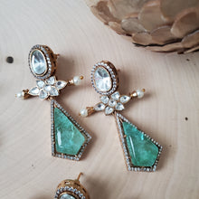 Load image into Gallery viewer, Polki Designer Earrings