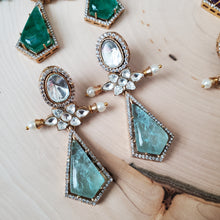 Load image into Gallery viewer, Polki Designer Earrings