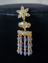 Load image into Gallery viewer, Purple Beads Long Maala Set