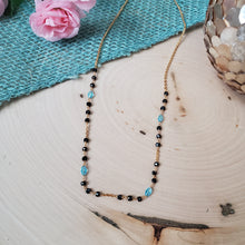 Load image into Gallery viewer, Simple Black Bead Chain