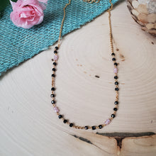 Load image into Gallery viewer, Simple Black Bead Chain