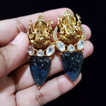Load image into Gallery viewer, Ganesha Polki Earrings
