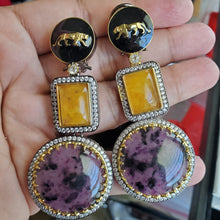 Load image into Gallery viewer, Anu Ch Tiger designer earrings