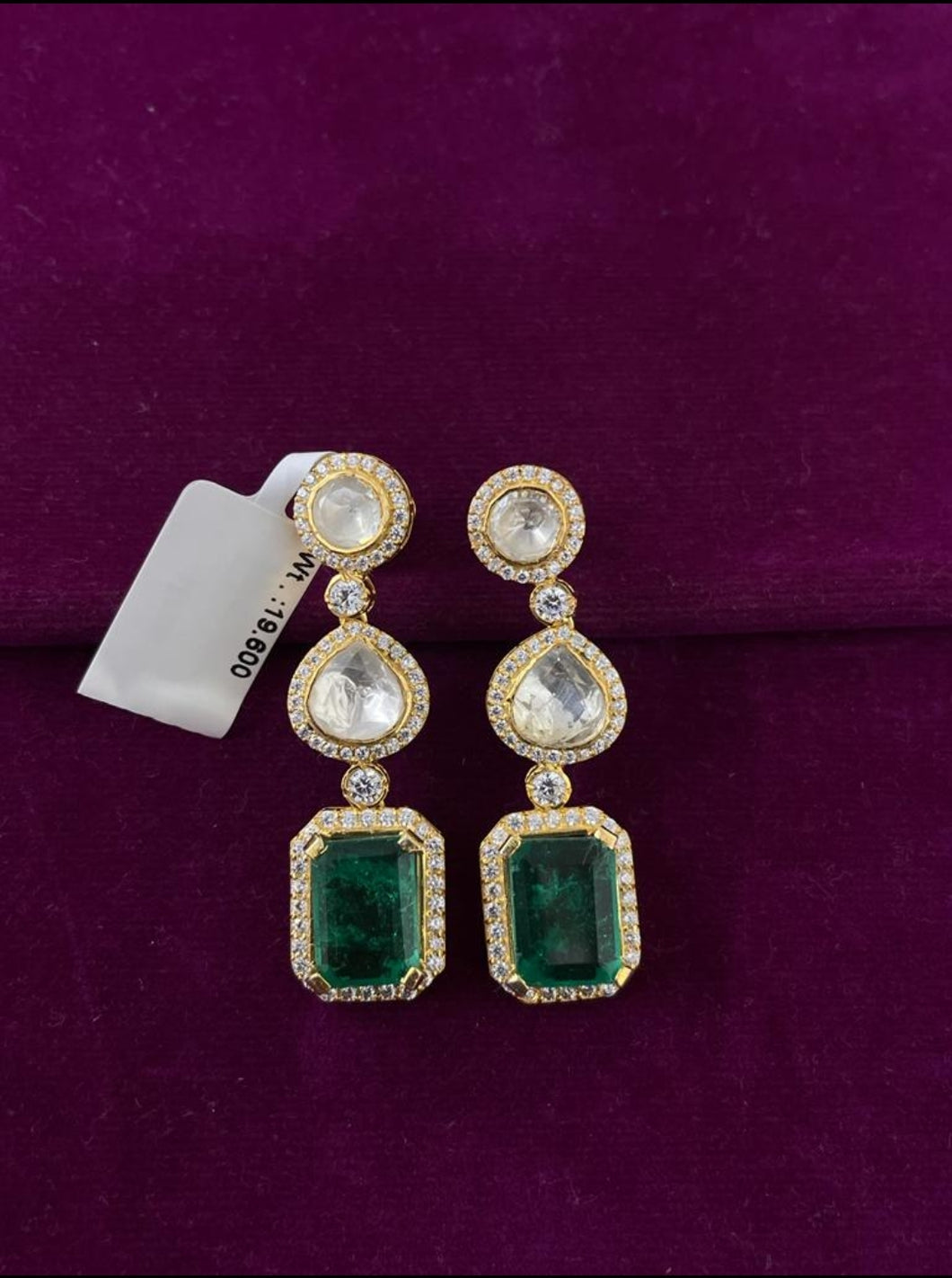 PREORDER 92.5 Silver Earrings With Gold Plating