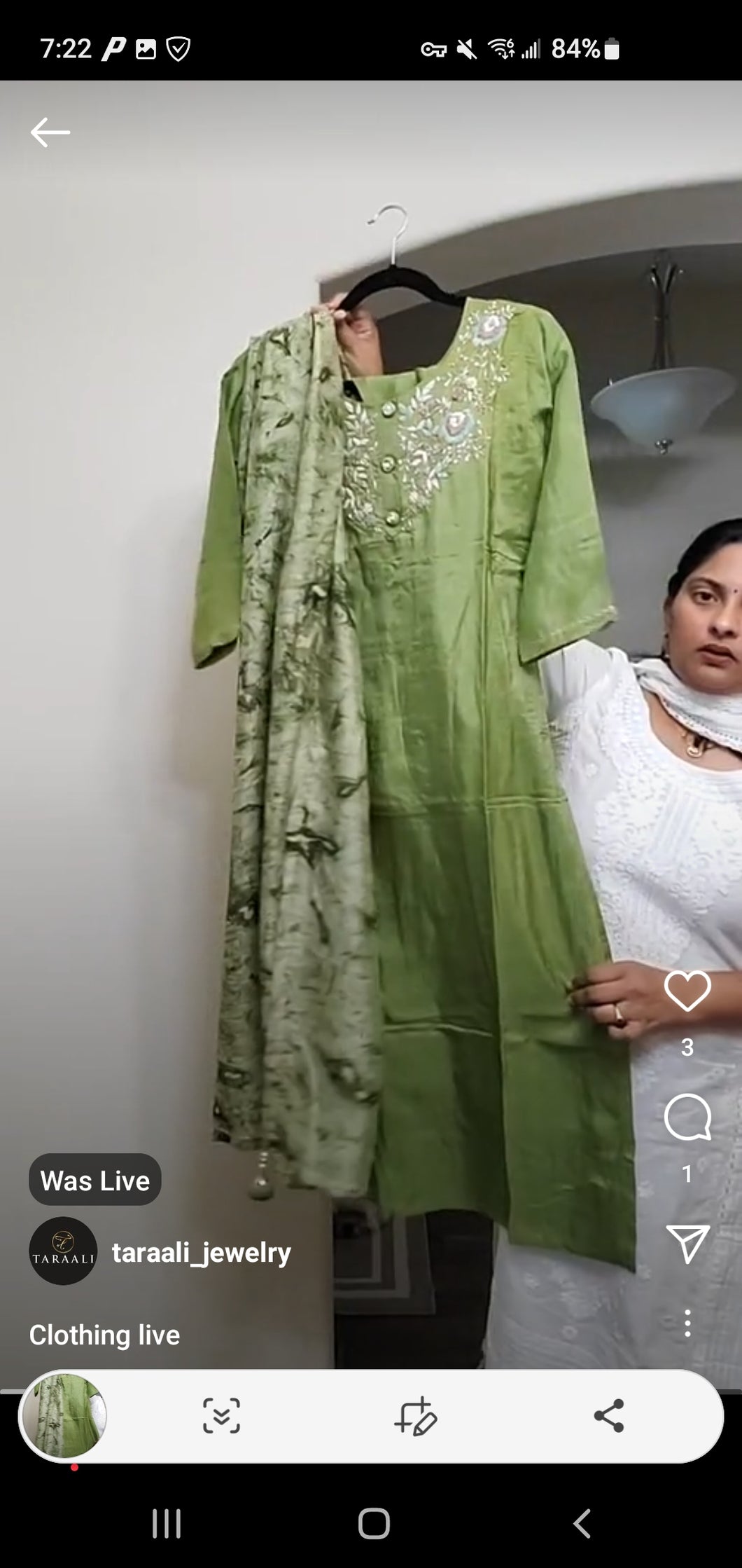 Green Embroidery Dola Silk Straight Cut Kurta Set TP
