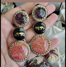 Load image into Gallery viewer, Anu Ch Tiger designer earrings