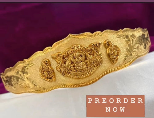 PREORDER 92.5 Silver Nakishi Hip Belt With Gold Plating