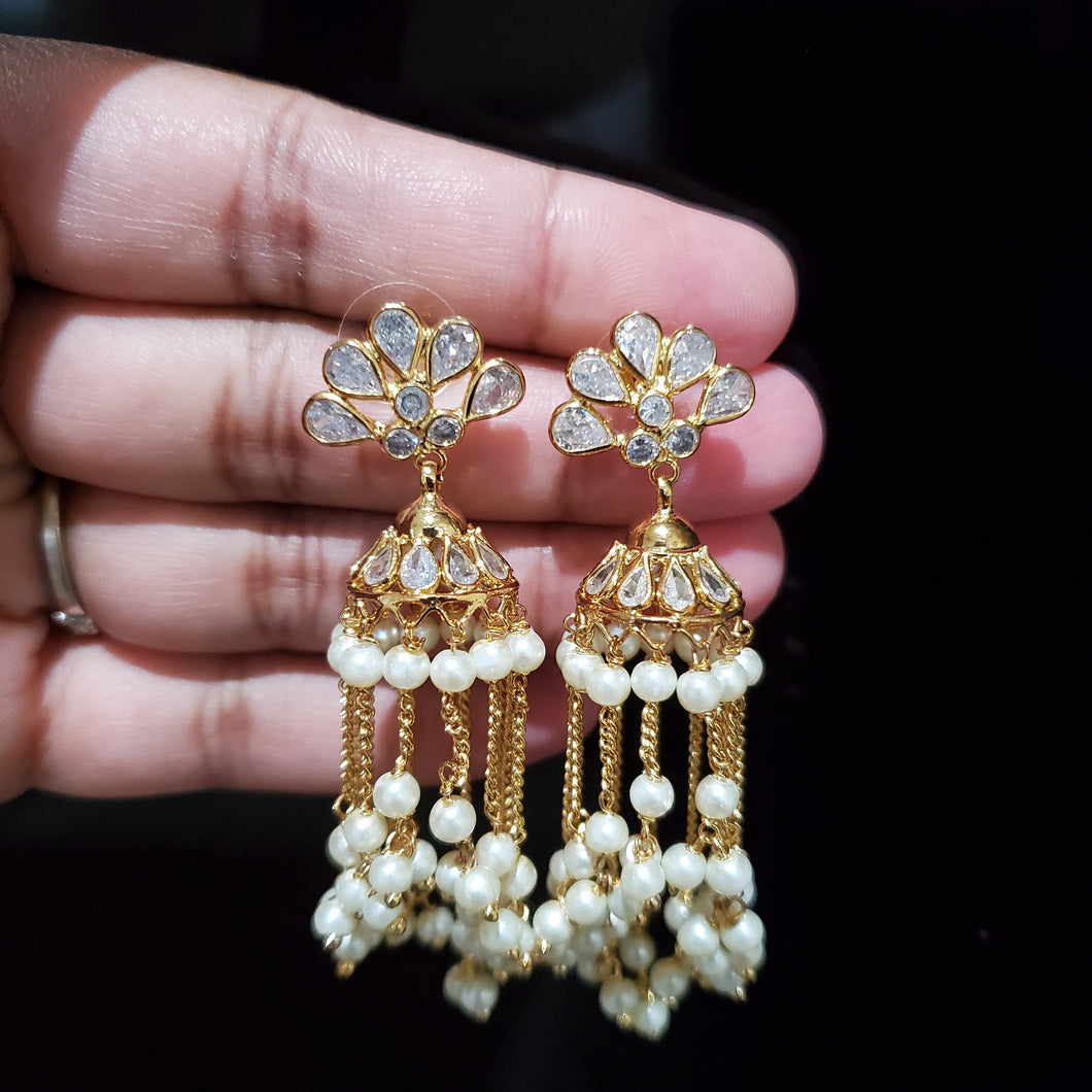 PREORDER Polki Statement Jhumkas