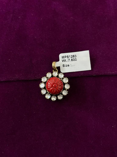 PREORDER 92.5 Silver Pendant With Gold Plating