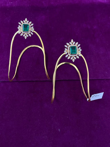 PREORDER 92.5 Silver Aravanki With Gold Plating