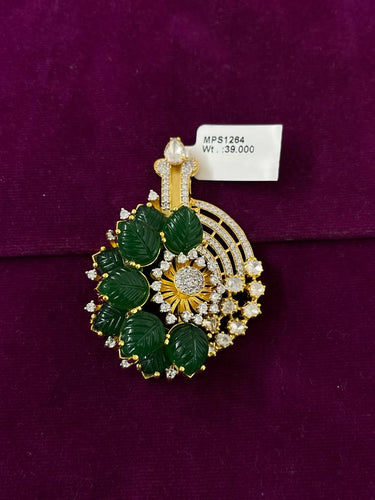 PREORDER 92.5 Silver Pendant With Gold Plating