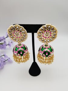 Indo Western Jhumkis With Gold Plating JT1