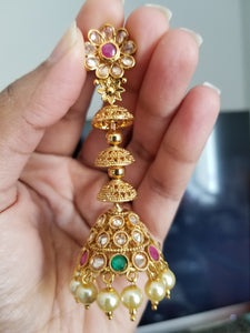 Antique Jhumkis With Gold Plating U25