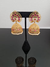 Load image into Gallery viewer, Antique Jhumkis With Gold Plating