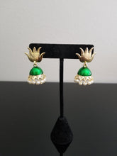 Load image into Gallery viewer, Indo Western Jhumkis With Gold Plating JT6