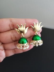Indo Western Jhumkis With Gold Plating JT6