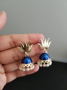 Reserved For Swathi SK Indo Western Jhumkis With Gold Plating JT6