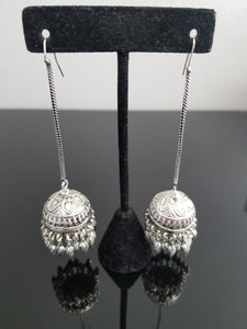Indo Western Mala Necklace With Oxidised Plating