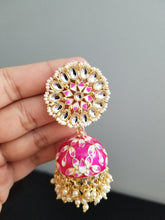 Load image into Gallery viewer, Indo Western Jhumkis With Gold Plating JT1