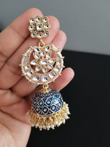 Indo Western Jhumkis With Gold Plating cd1