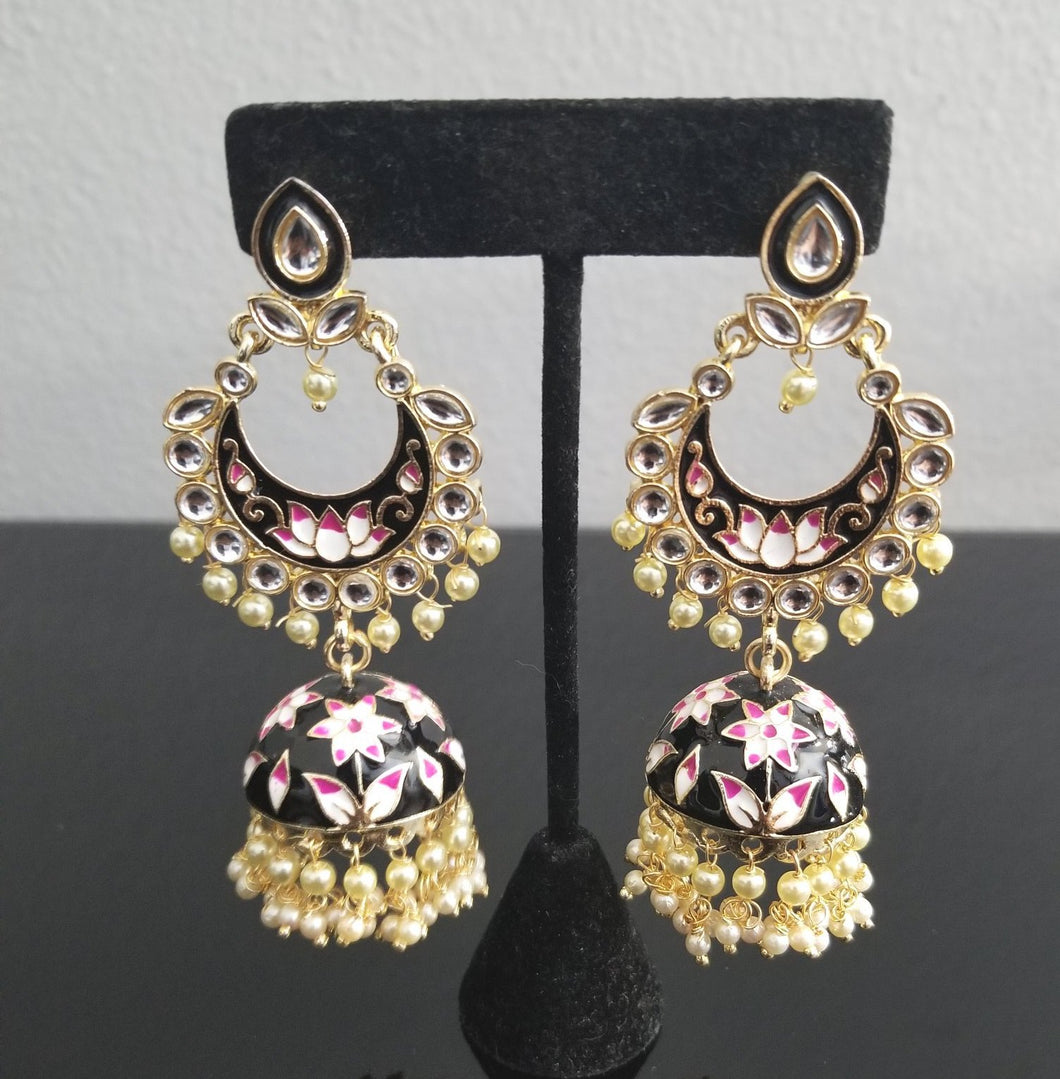 Indo Western Jhumkis With Gold Plating