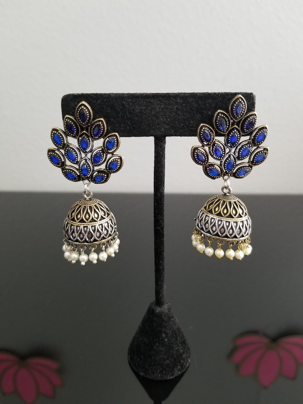 Indo Western Jhumkis With 2 Tone Plating M11