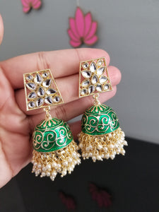 Indo Western Jhumkis With Gold Plating cd18