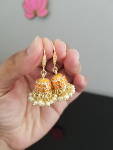 Indo Western Jhumkis With Gold Plating cd16