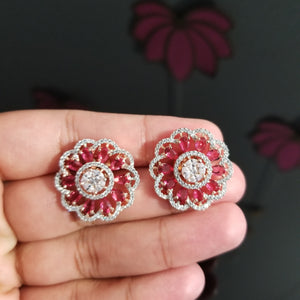 Small AD Flower Studs