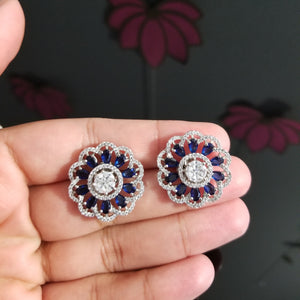 Small AD Flower Studs