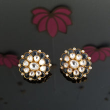 Load image into Gallery viewer, Reserved For Nagini Premium Quality Kundan Studs