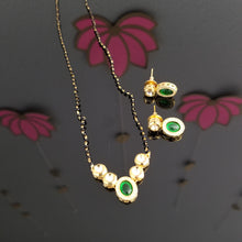 Load image into Gallery viewer, Kundan Classic Mangalsutra With Gold Plating 1114