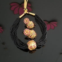 Load image into Gallery viewer, Reserved For Kusuma V Antique Classic Mangalsutra With Gold Plating 1124