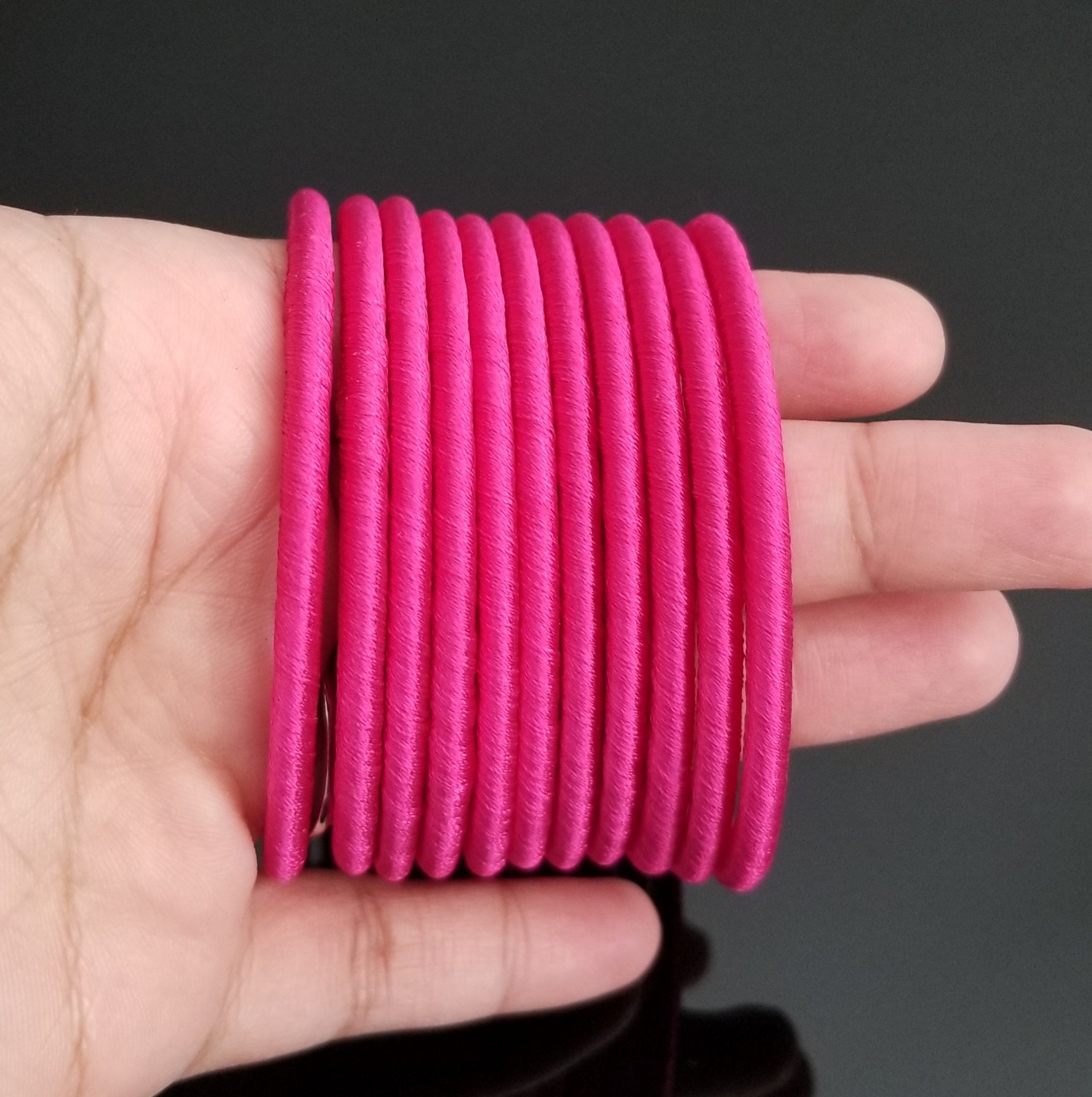 Multi Color Silk Thread Bangles – Taraali LLC