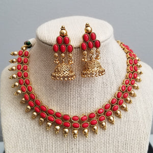 Reserved For K Swathi Traditional South Indian Necklace Set BT2