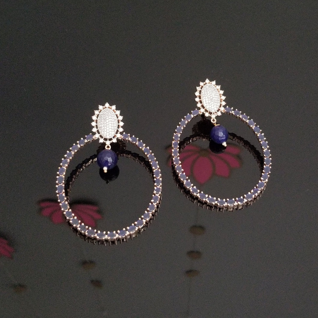 Reserved For Priyanka Mellacheruvu American Diamond Oval Earrings FL4
