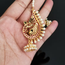 Load image into Gallery viewer, Reserved For Sanjana Antique Peacock Earring With Gold Plating ST7