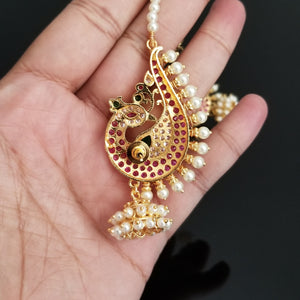 Reserved For Sanjana Antique Peacock Earring With Gold Plating ST7