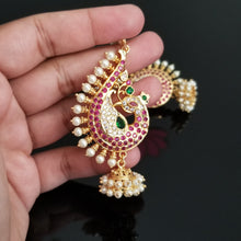 Load image into Gallery viewer, Reserved For Sanjana Antique Peacock Earring With Gold Plating ST7