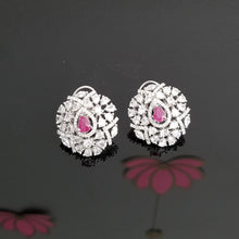 Load image into Gallery viewer, Reserved For Sowjanya American Diamond Studs FL8