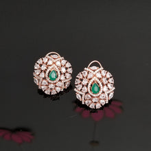 Load image into Gallery viewer, Reserved For Sadhana Reddy American Diamond Studs FL8