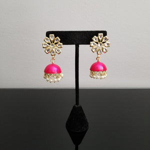 Reserved For Sanjana Aleti Indo Western Jhumkis With Gold Plating FL