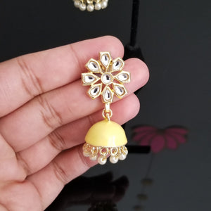 Indo Western Jhumkis With Gold Plating FL