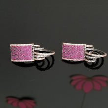 Load image into Gallery viewer, Reserved For Deli American Diamond Earrings FL6